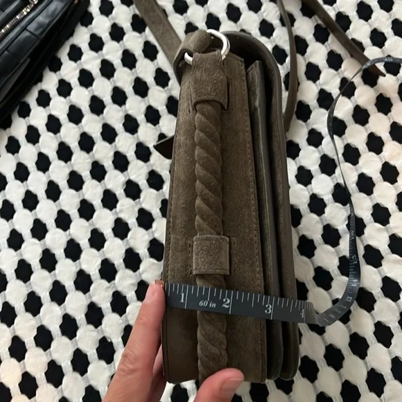 Jenni Kayne Large Suede Saddlebag - Picture 14 of 16